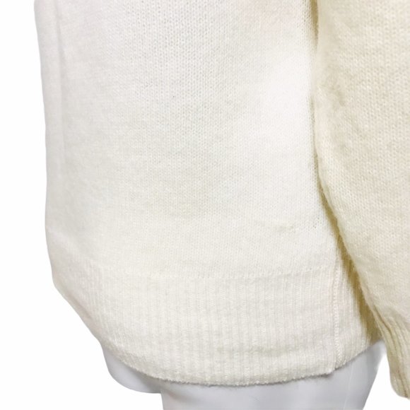 C. Webb Vintage Small Cable Knit Beaded Lambswool Sweater - Picture 6 of 9